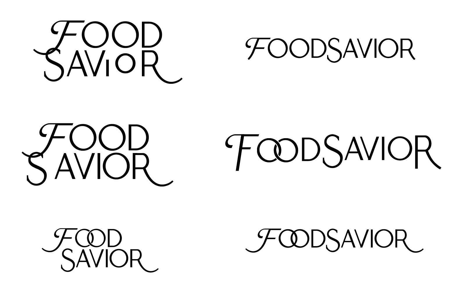 food savior text design